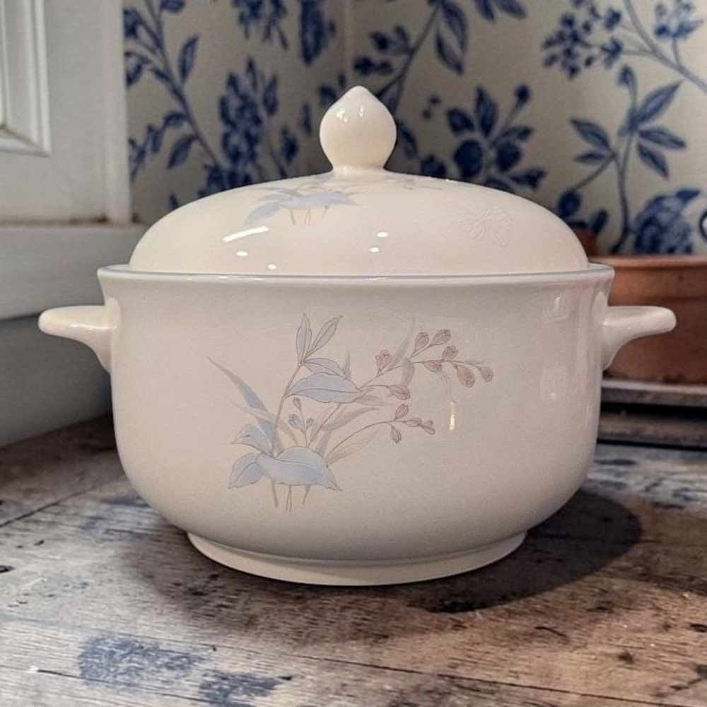 Noritake Kilkee Keltcraft 2Qt Casserole Dish, Vintage Covered Tureen, Bakeware‎